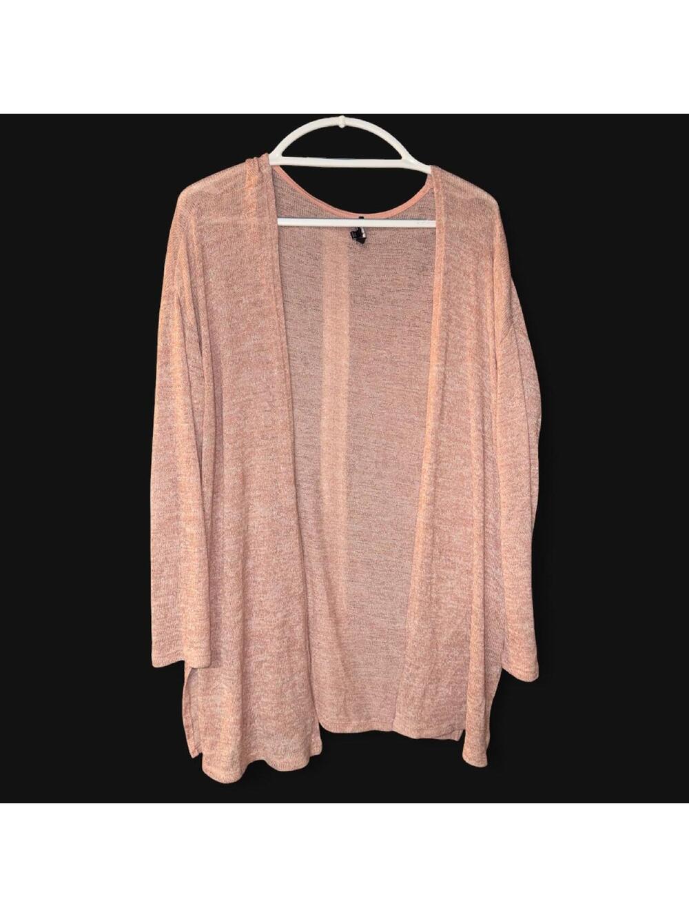 Ambiance Pink Boho Cardigan Large